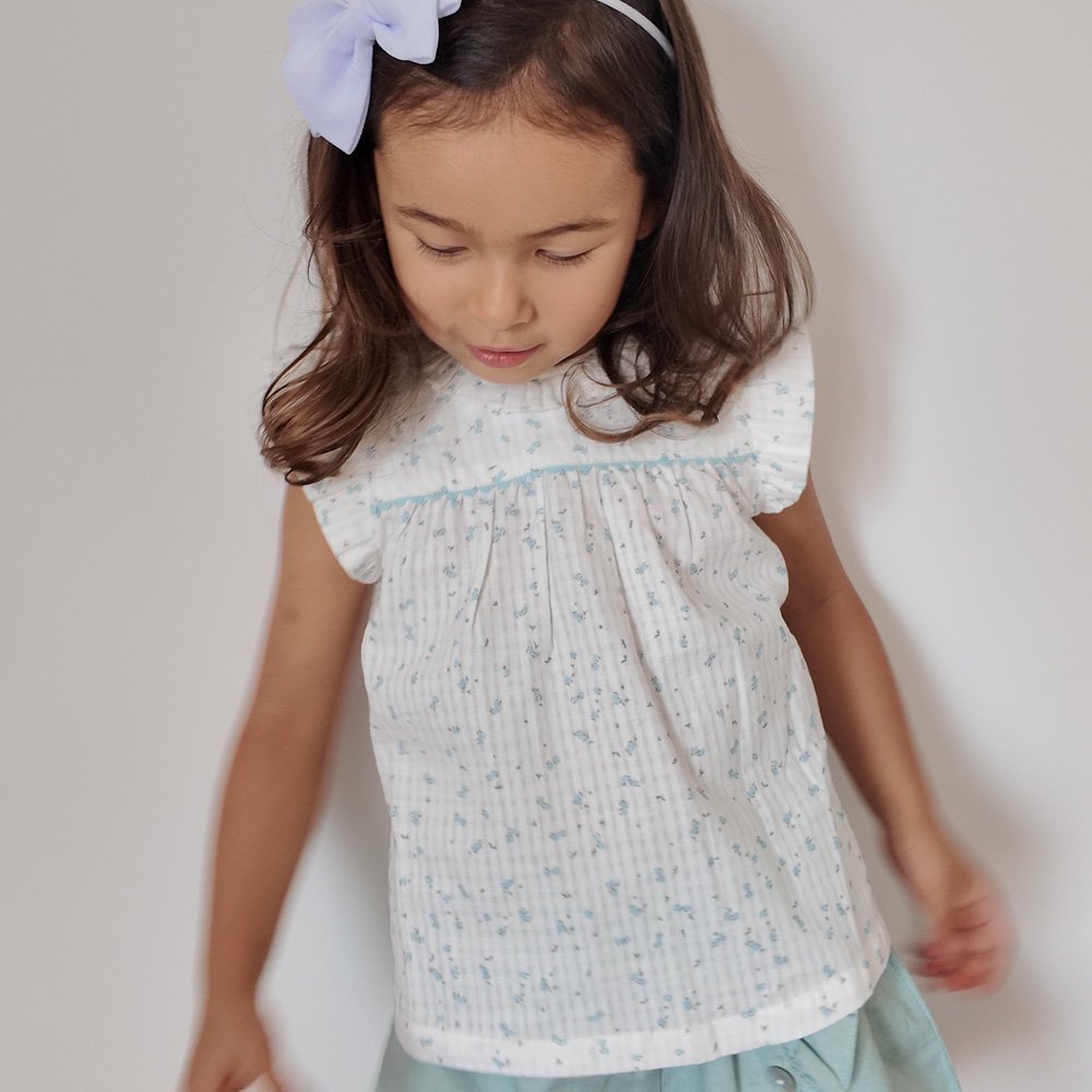 <img class='new_mark_img1' src='https://img.shop-pro.jp/img/new/icons14.gif' style='border:none;display:inline;margin:0px;padding:0px;width:auto;' />Amaia Kids - Lise top - Blue floral ޥå - ֥饦
