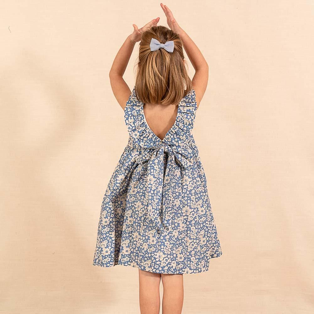 20%OFF】Amaia Kids - Poppy dress - Liberty blue