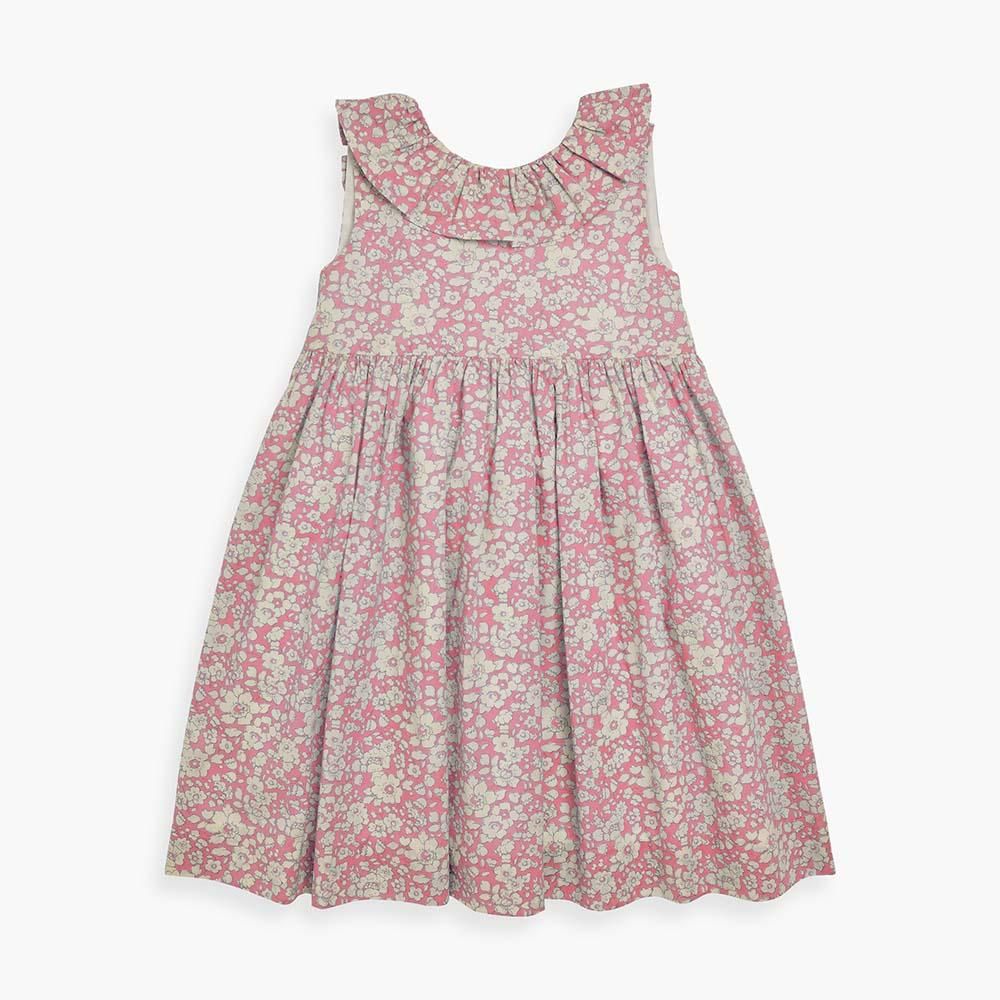 Amaia Kids - Poppy dress - Liberty pink アマイアキッズ - リバティ 