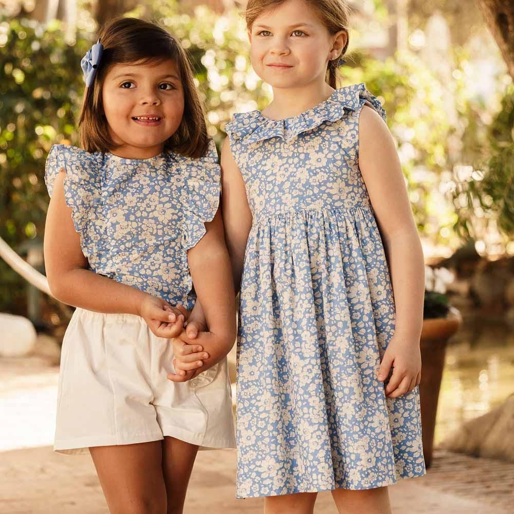 Amaia Kids - Alice top - Liberty blue アマイアキッズ