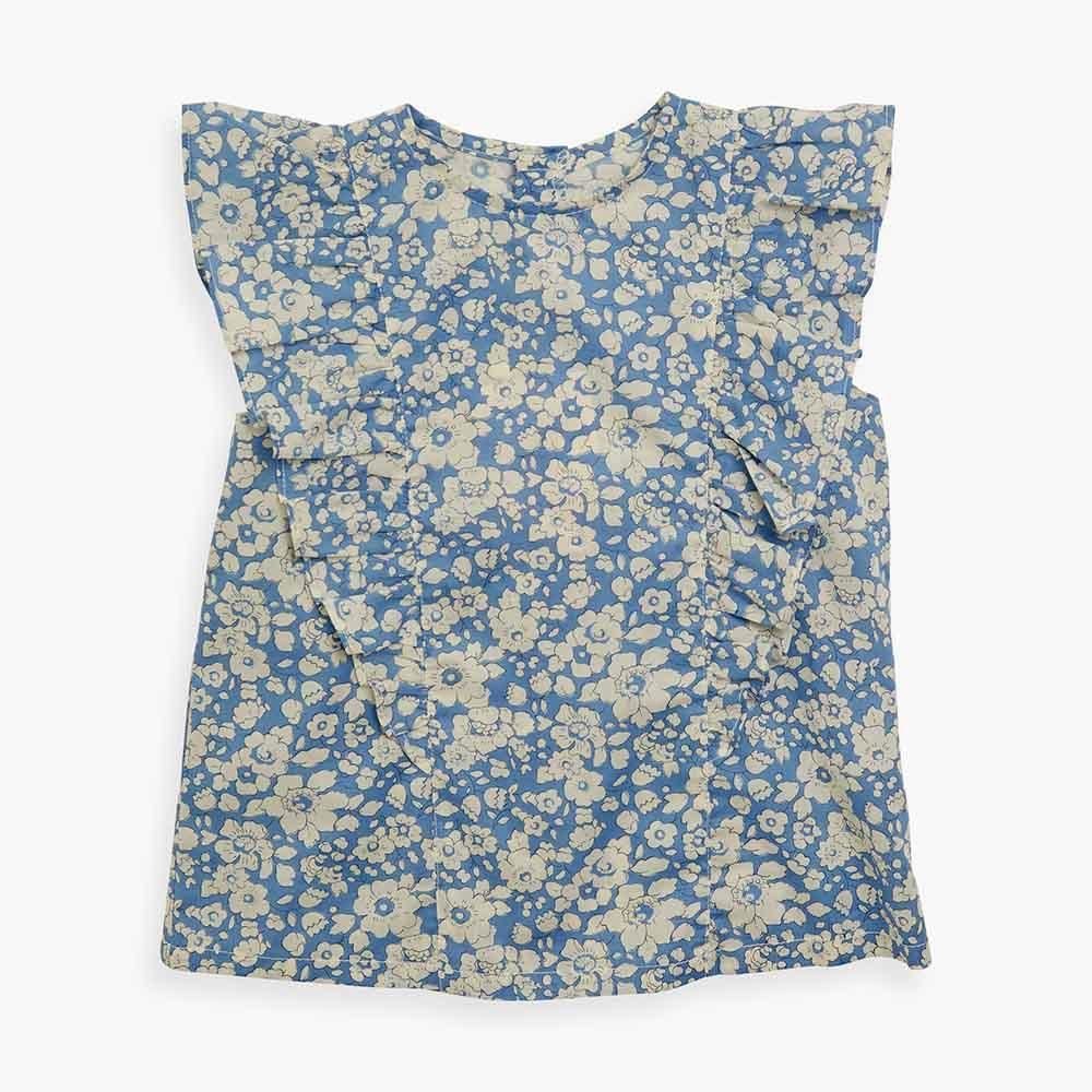 Amaia Kids - Alice top - Liberty blue ޥå - Хƥץȥ֥饦