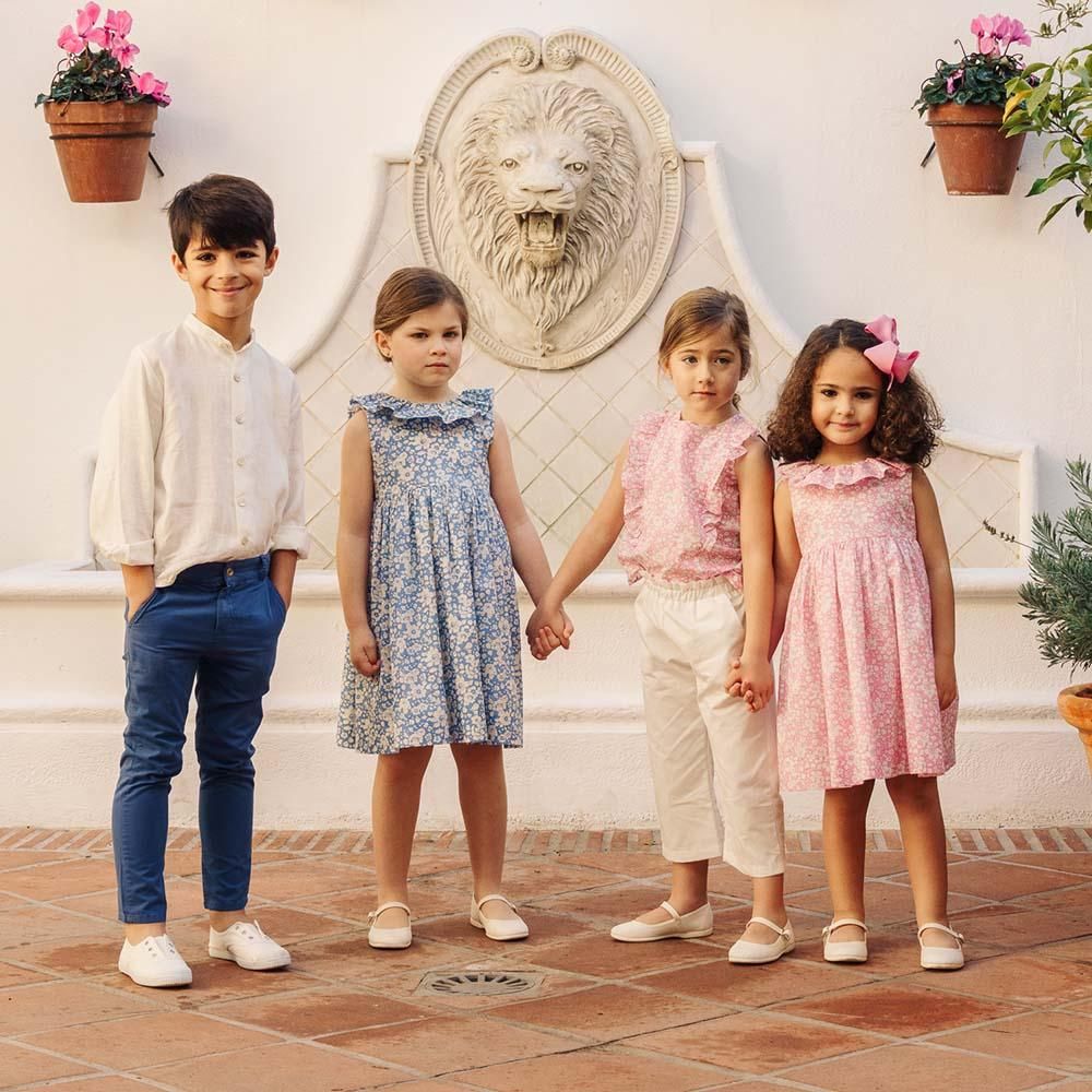 30%OFF】Amaia Kids - Leela girl dress - Liberty Multico