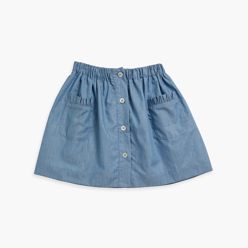 <img class='new_mark_img1' src='https://img.shop-pro.jp/img/new/icons14.gif' style='border:none;display:inline;margin:0px;padding:0px;width:auto;' />Amaia Kids - Aurelie skirt - Chambray ޥå - 
