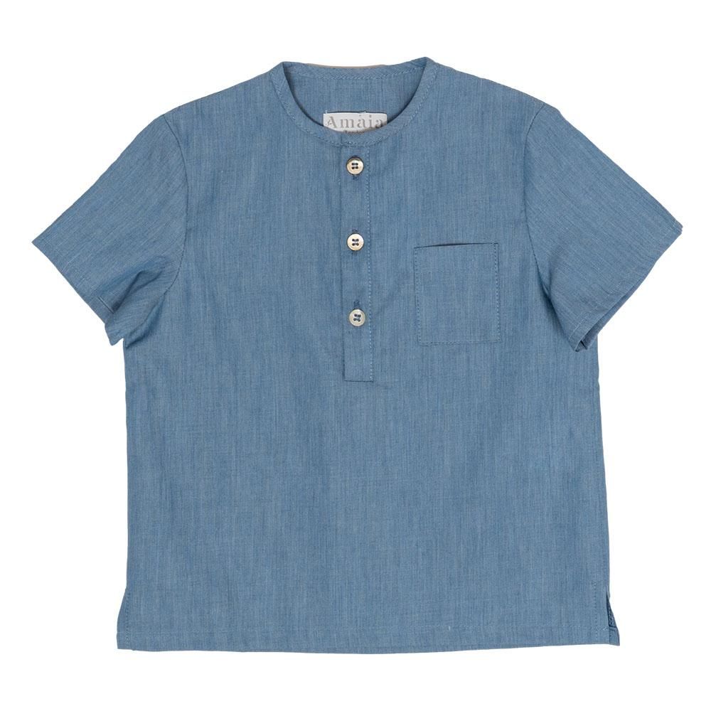 えりこ　Amaia kids 長袖シャツ 8y・ボンポワンスブラウス6 えりこ Amaia kids 長袖シャツ 8y・ボンポワンスブラウス6
