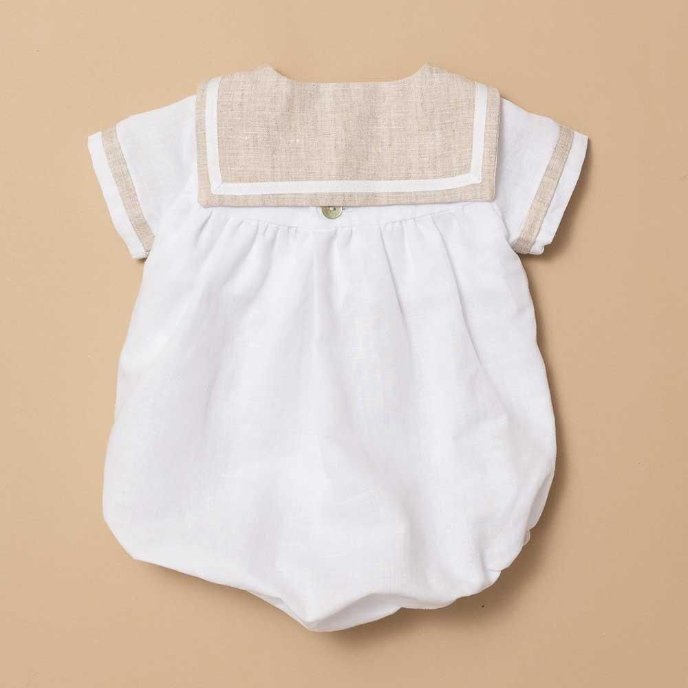 20%OFF】Amaia Kids - Alex romper - Baby blue stripe