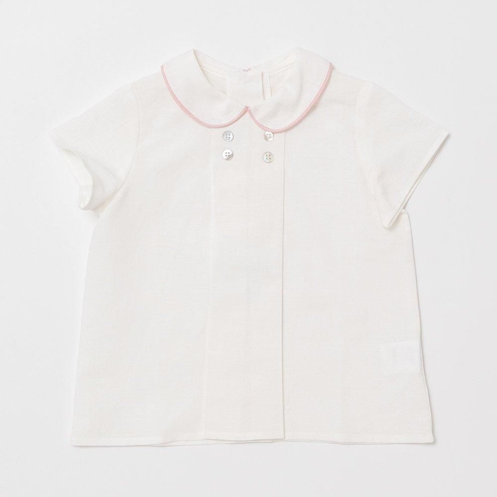 <img class='new_mark_img1' src='https://img.shop-pro.jp/img/new/icons14.gif' style='border:none;display:inline;margin:0px;padding:0px;width:auto;' />Amaia Kids - Thomas shirt - Pink/White ޥå - Ⱦµ