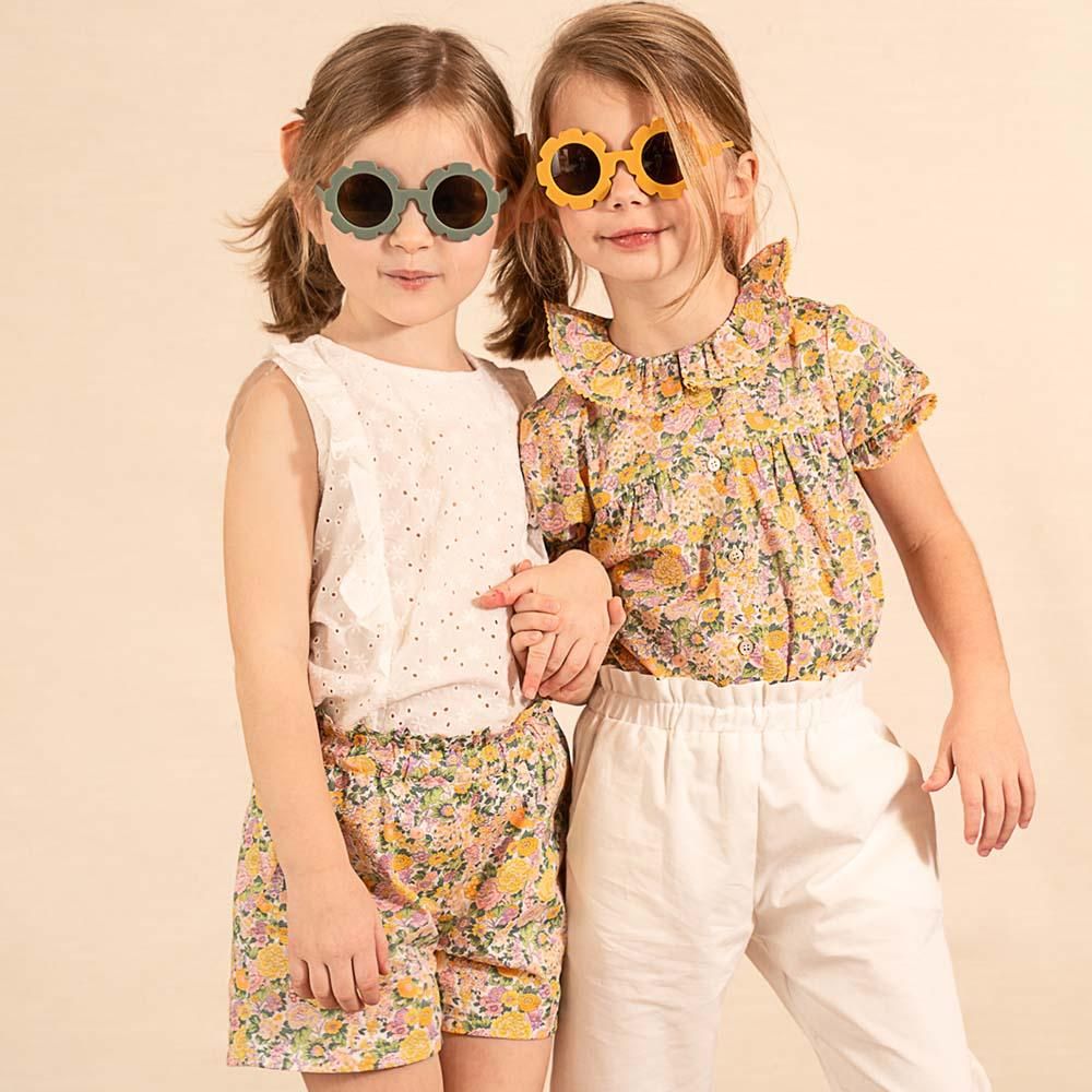Amaia Kids - Terry blouse - Liberty Yellow/Pink
