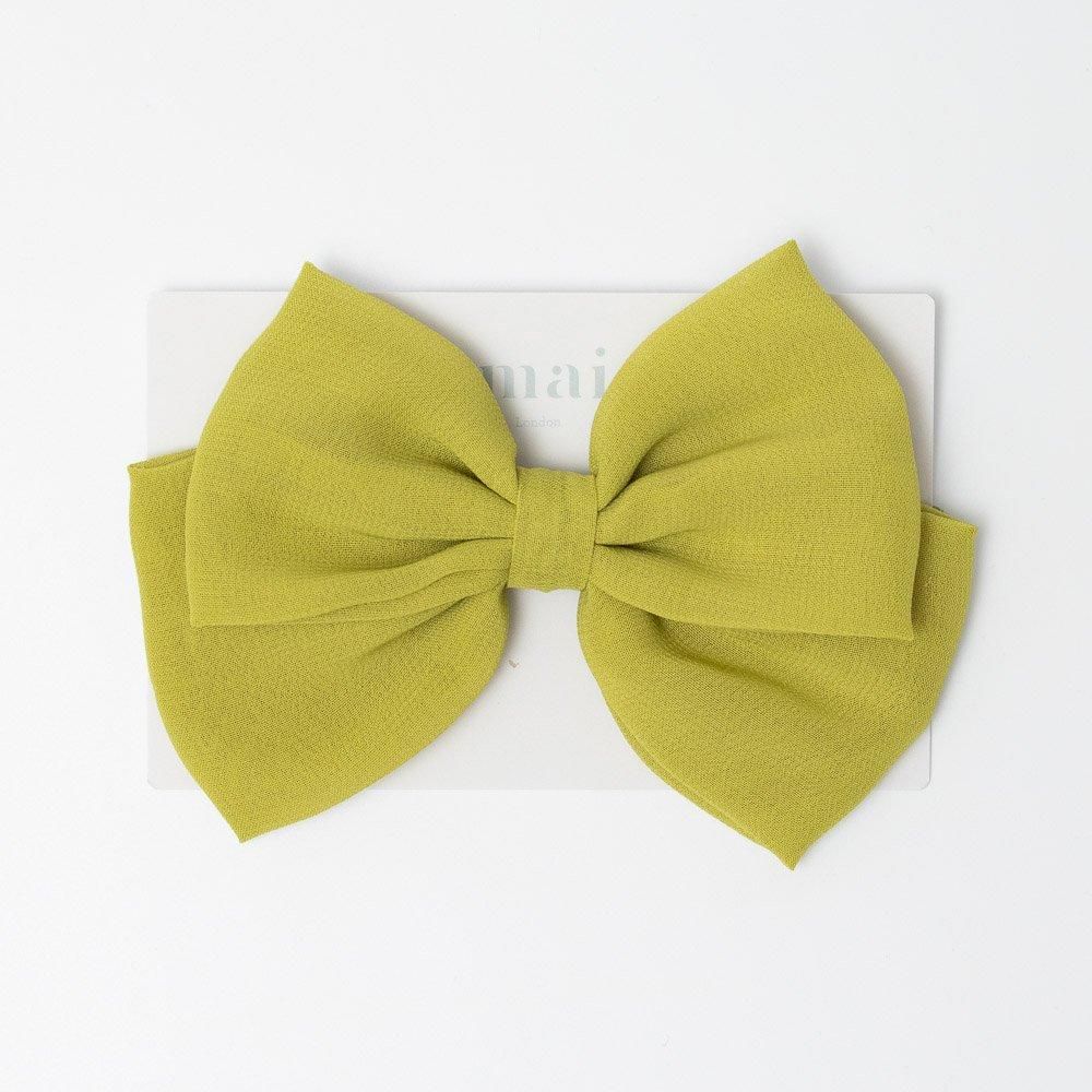 Amaia Kids - Chiffon Hair Bow Baby Headband ޥå - եǺܥ٥ӡإХɡClover