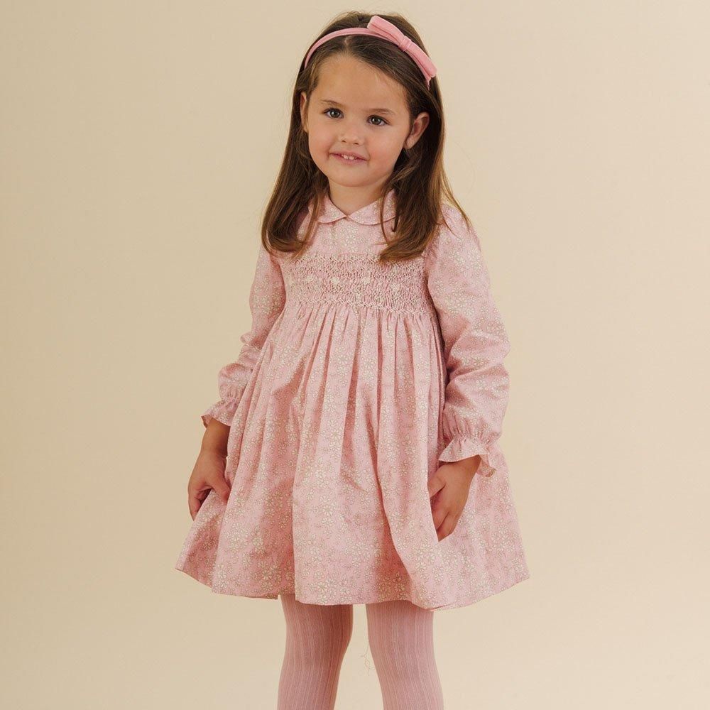 Amaia Kids - Jujube dress - Liberty Pink アマイアキッズ Amaia Kids - Jujube dress - Liberty Pink アマイアキッズ