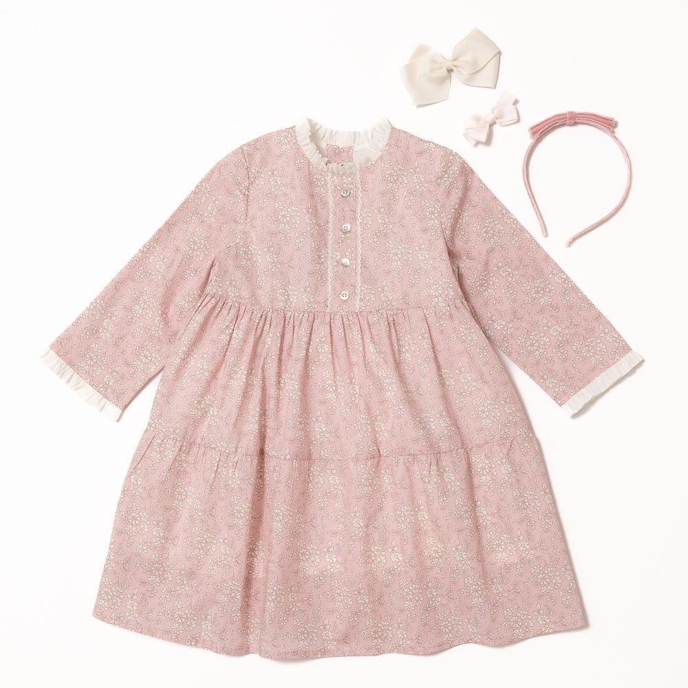 Amaia Kids - Ari dress - Liberty Pink アマイアキッズ Amaia Kids - Ari dress - Liberty Pink アマイアキッズ