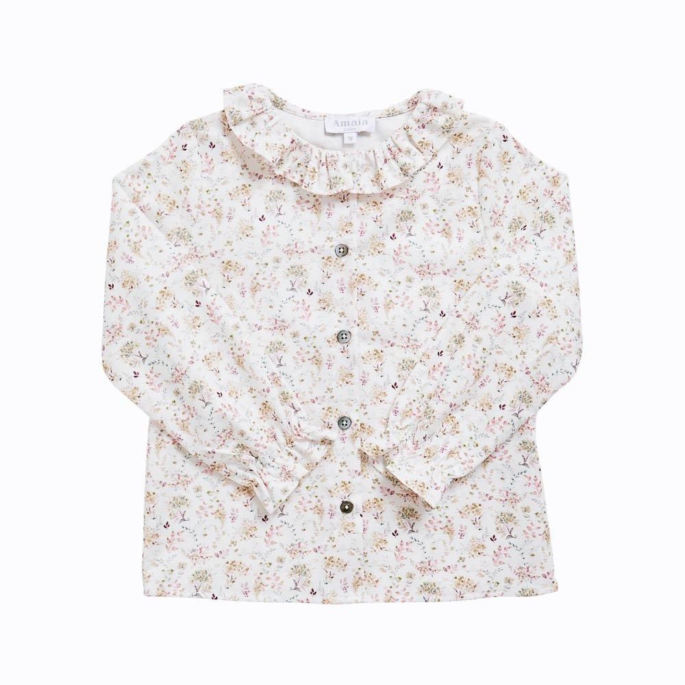 Amaia Kids - Puce cardigan - White アマイアキッズ - ベビー Amaia Kids - Puce cardigan - White アマイアキッズ - ベビー