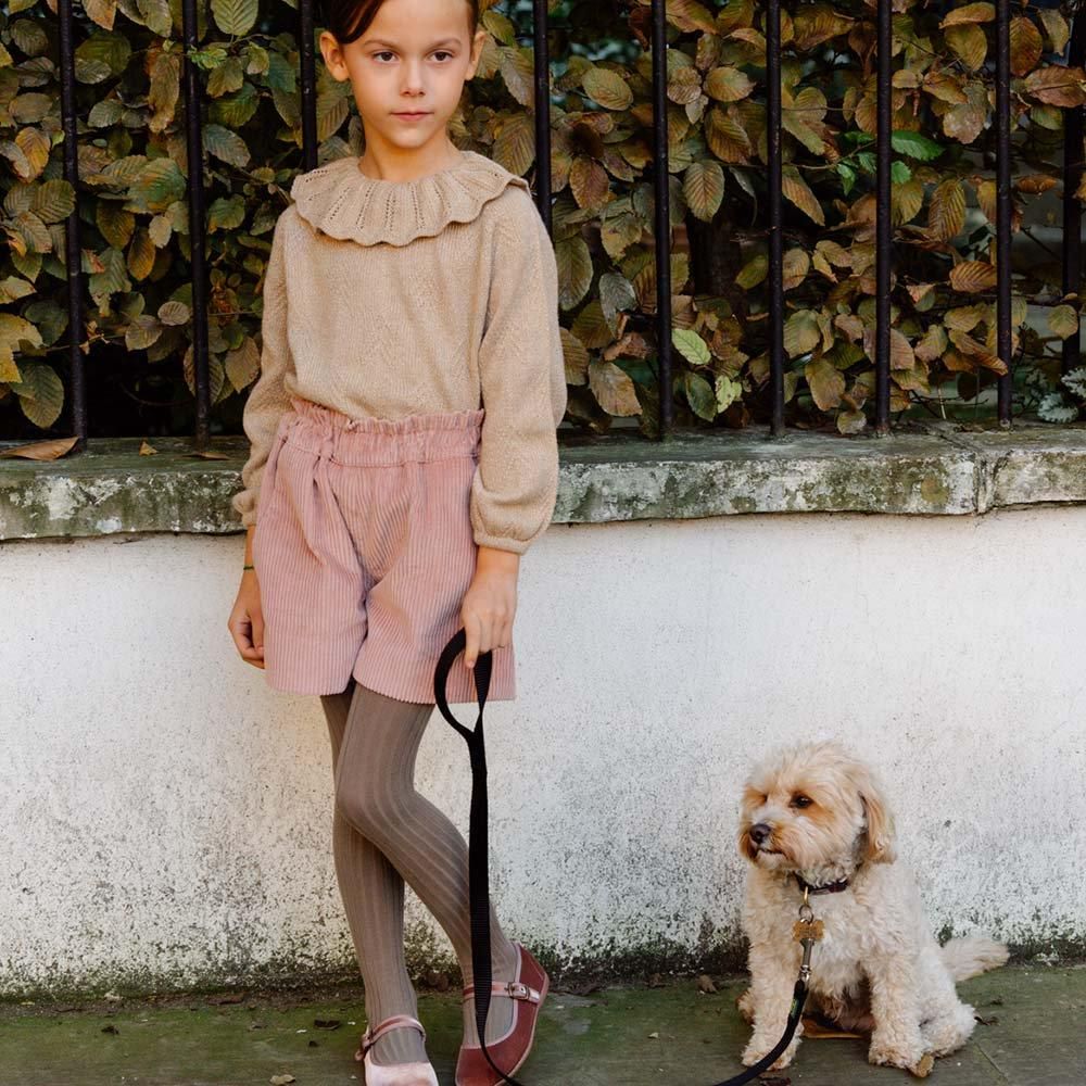 Amaia Kids - Freesia short- Dusty pink corduroy