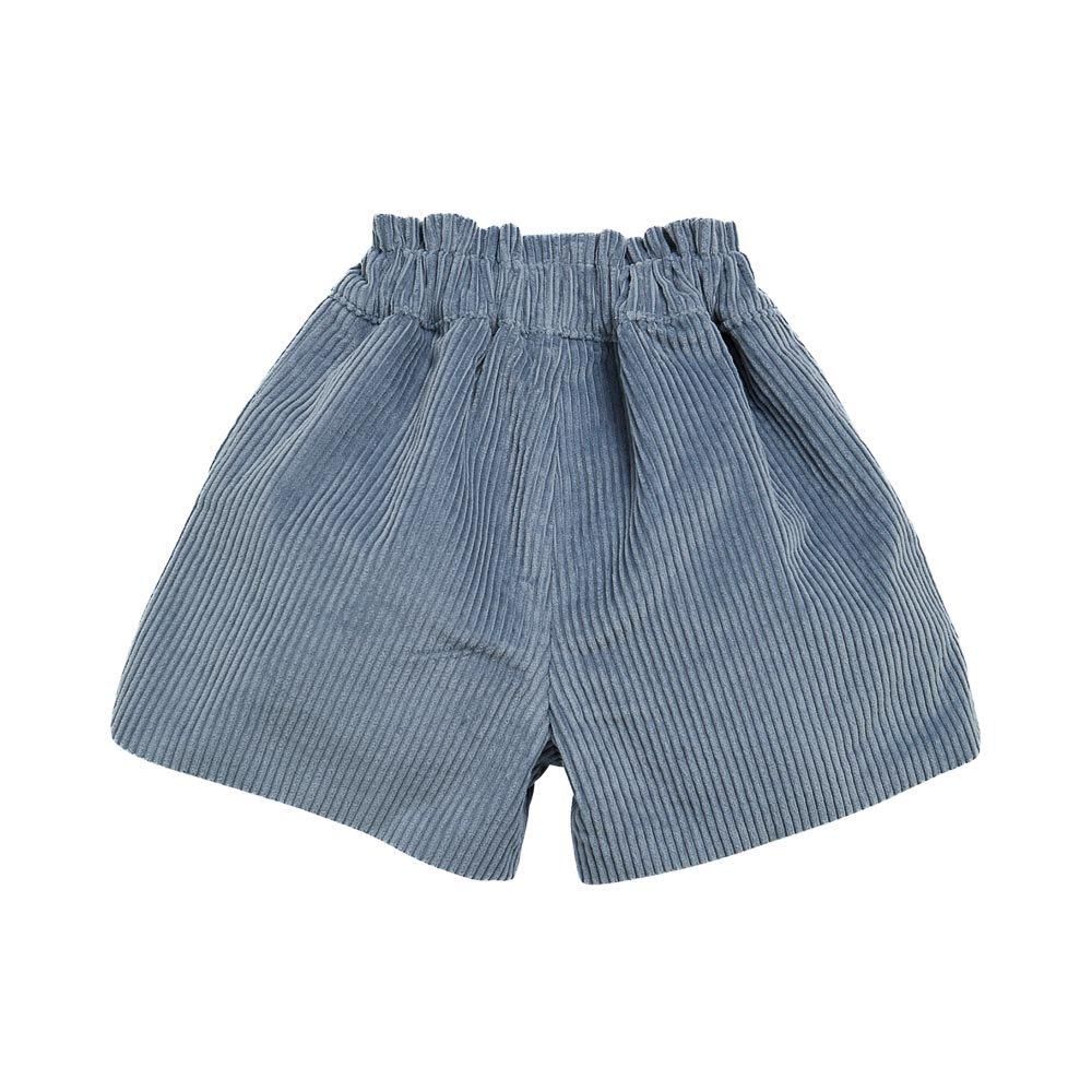 Amaia Kids - Freesia short- Dusty blue corduroy