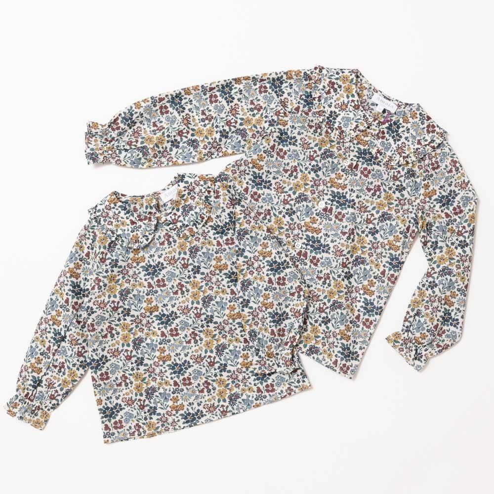 Amaia Kids - Gaya top - Liberty Multico floral ޥå - Хƥץȥ֥饦