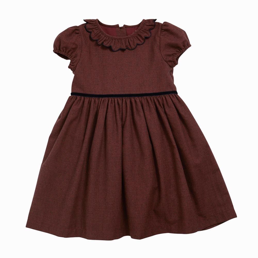 Amaia Kids - Raisin dress - Burgundy ޥå - ԡ
