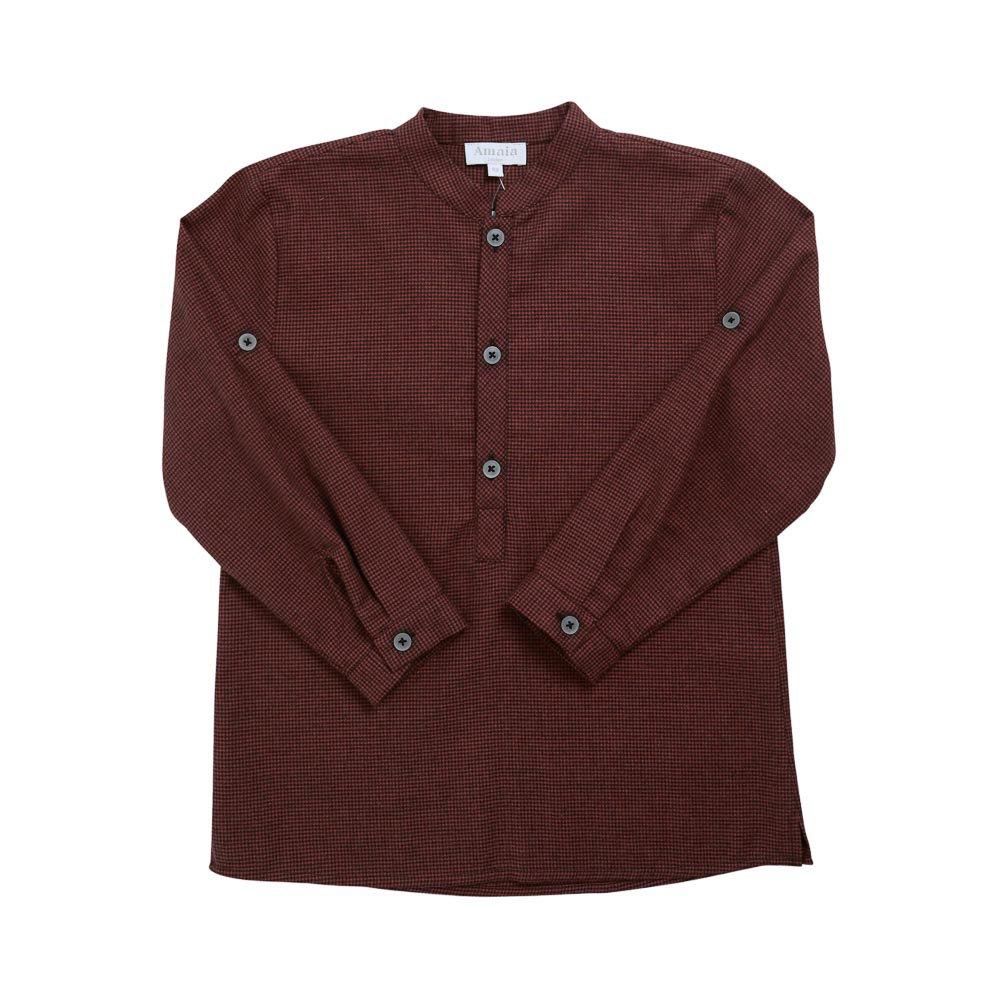 Amaia Kids - Nina blouse - Liberty Camel/Navy アマイアキッズ