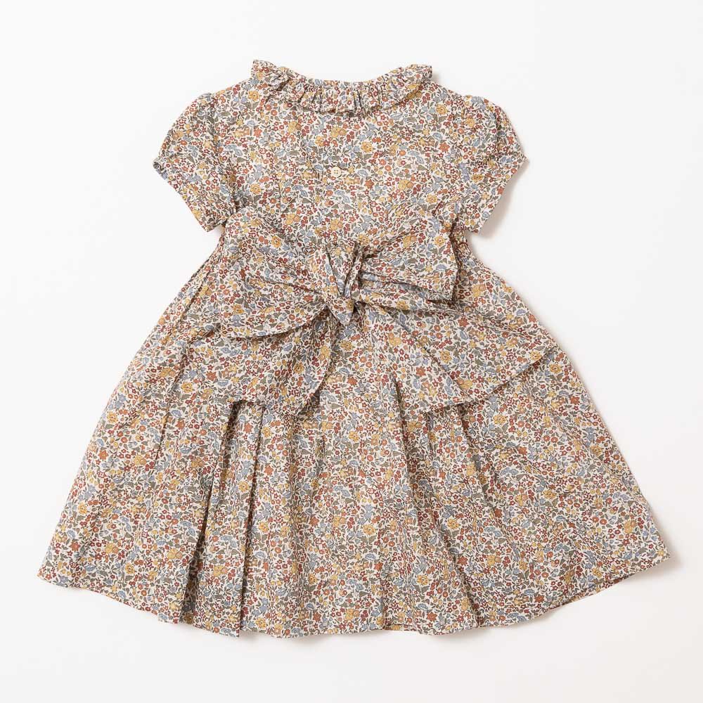 Amaia Kids - Moohren dress - Liberty Multico mini floral アマイアキッズ - リバティプリント スモッキング刺繍ワンピース - アマイアキッズ | Amaia Kids日本公式オンラインショップ | ベビー服・子供服通販