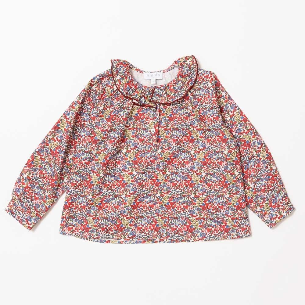 Amaia Kids - Champs-elysees blouse - Red floral