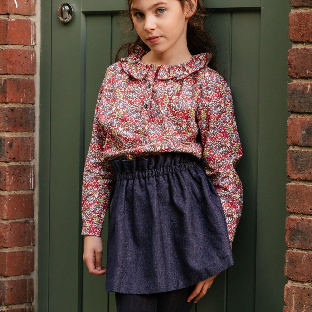 Amaia Kids - Champs-elysees blouse - Red floral