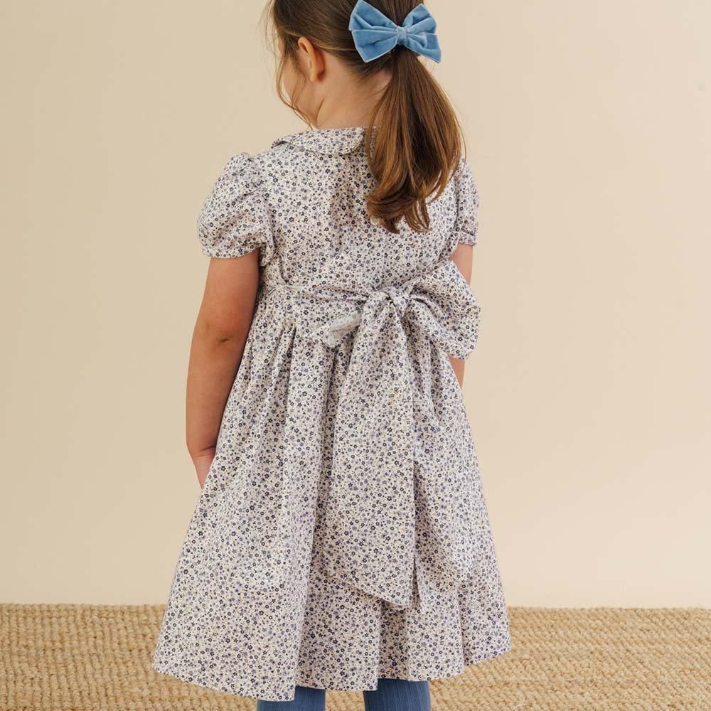 Amaia Kids - Jujube dress - Navy/Yellow floral Amaia Kids - Jujube dress - Navy/Yellow floral