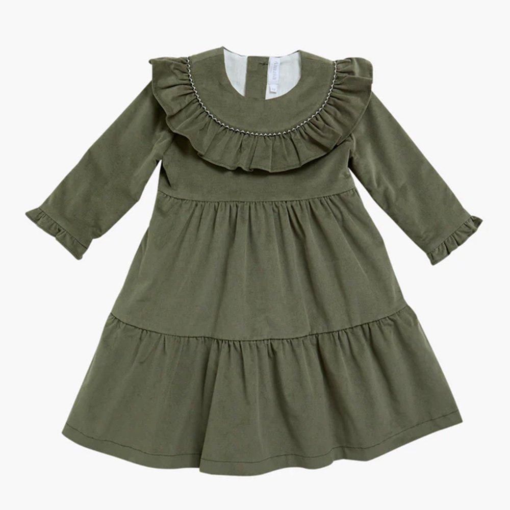 Amaia Kids - Alba dress - Khaki ޥå - ǥԡ