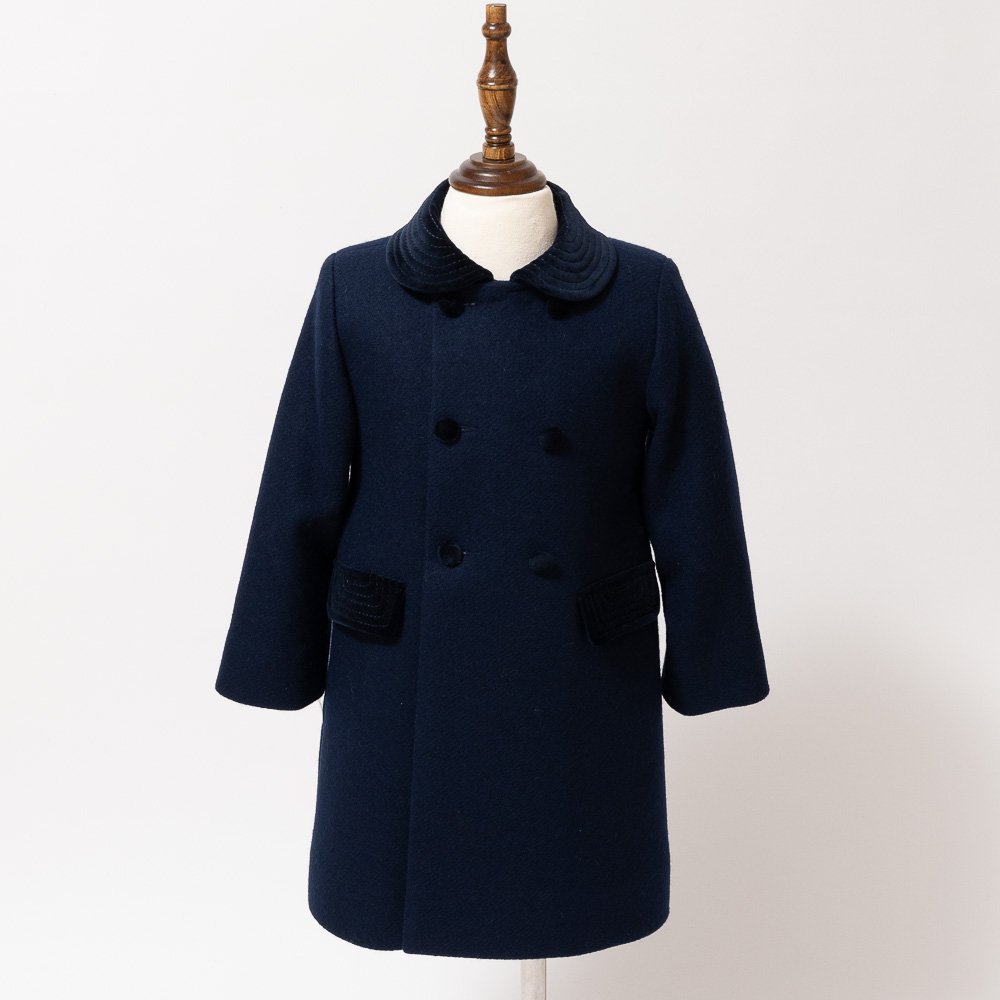 Amaia Kids - Classic coat premium - Dark navy アマイアキッズ - ウールコート - アマイアキッズ | Amaia  Kids日本公式オンラインショップ | ベビー服・子供服通販