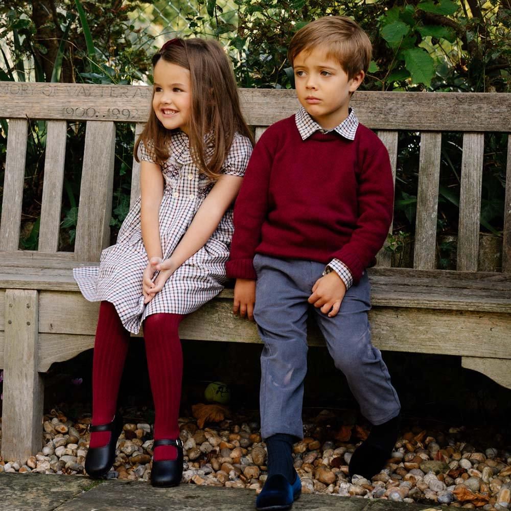 Amaia Kids - Paul jumper - Burgundy アマイアキッズ