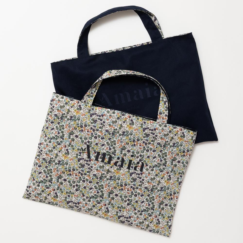 Amaia Kids - Liberty Navy/Khaki bag アマイアキッズ Amaia Kids - Liberty Navy/Khaki bag アマイアキッズ