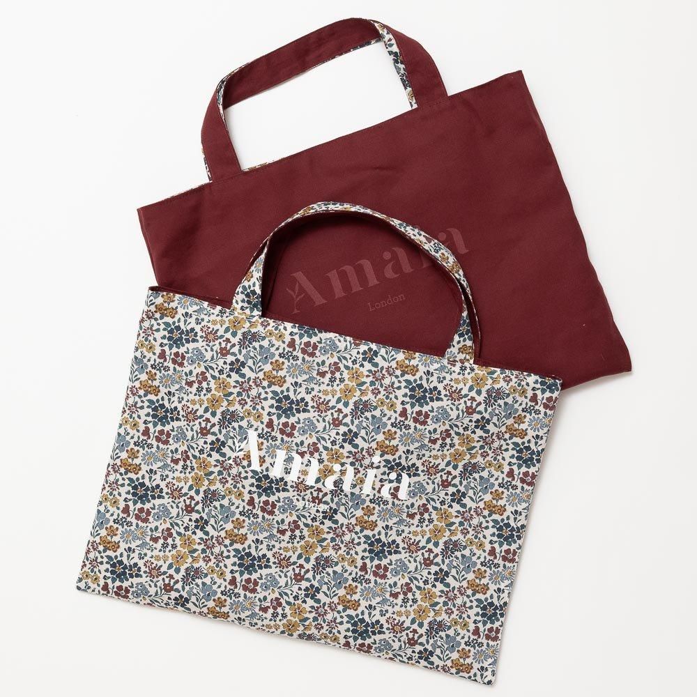 Amaia Kids - Liberty Multico floral bag アマイアキッズ Amaia Kids - Liberty Multico floral bag アマイアキッズ