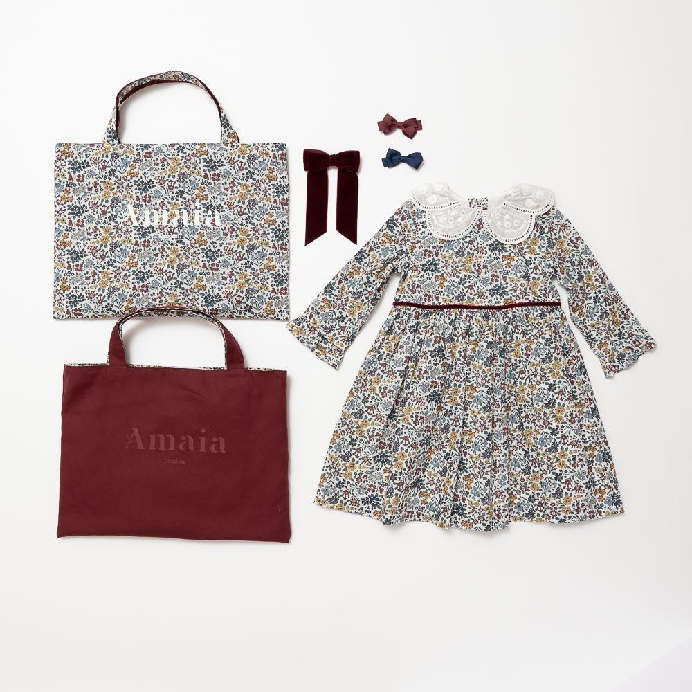 Amaia Kids - Liberty Multico floral bag アマイアキッズ
