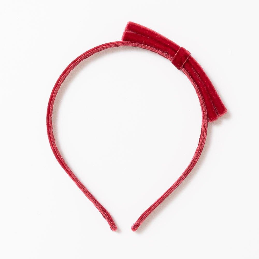 Amaia Kids - Velvet Hair Bands ޥå - ٥٥åǺإХɡRed