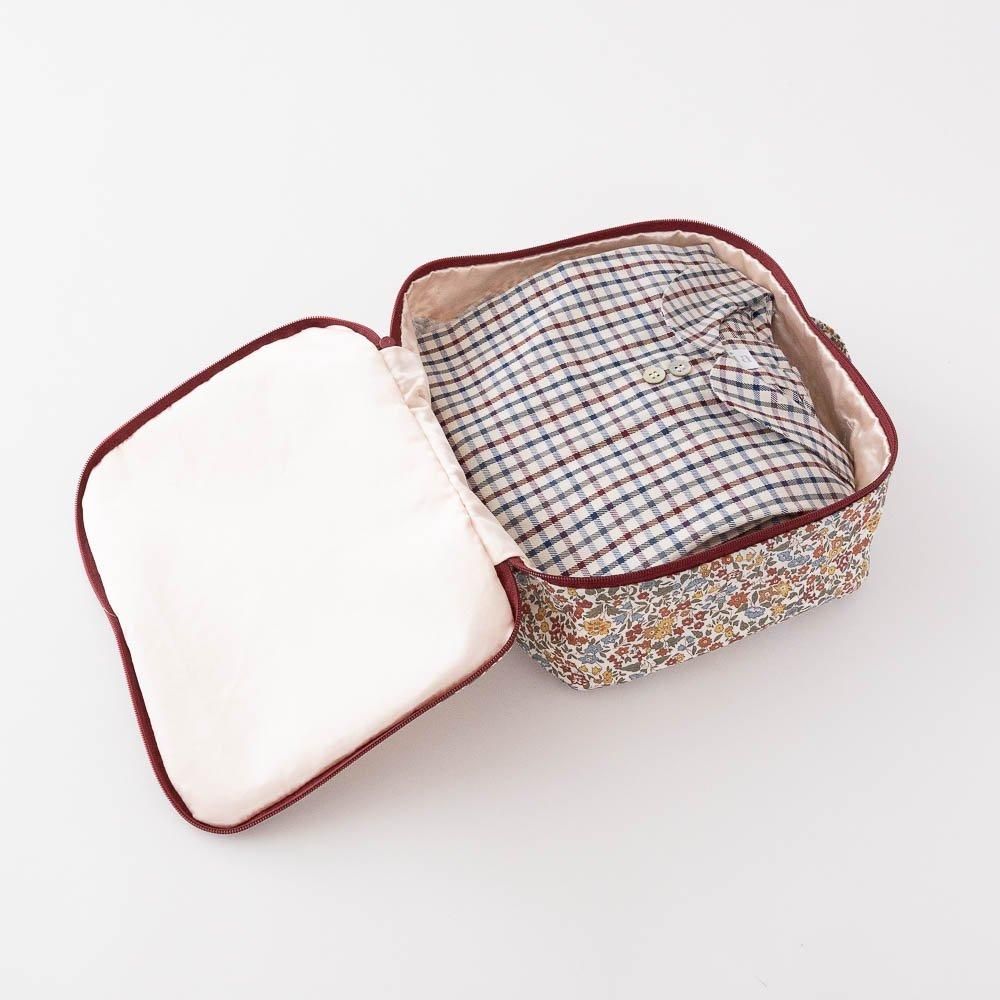 Amaia Kids - Liberty Multico mini floral pouch set アマイアキッズ