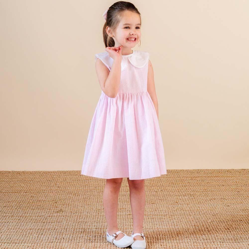 <img class='new_mark_img1' src='https://img.shop-pro.jp/img/new/icons14.gif' style='border:none;display:inline;margin:0px;padding:0px;width:auto;' />Amaia Kids - Lorena dress - Baby pink stripe ޥå - ԡ