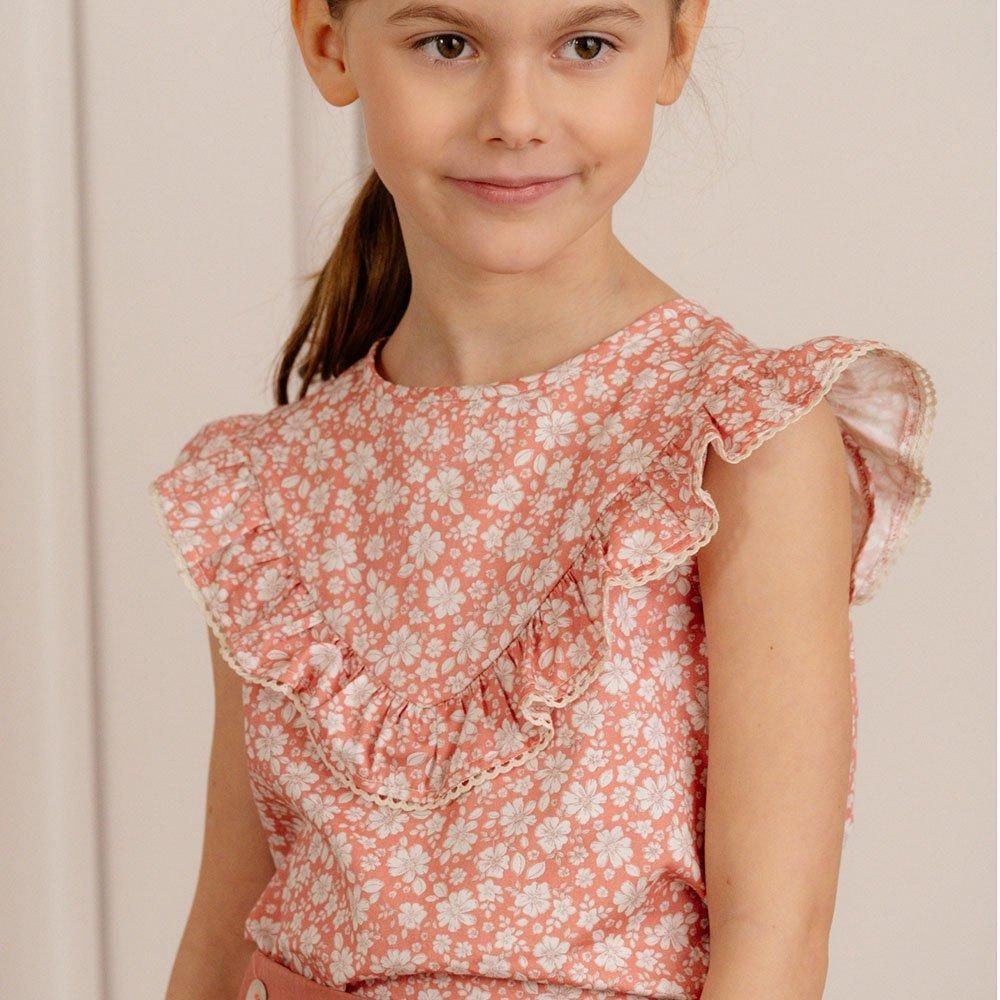 <img class='new_mark_img1' src='https://img.shop-pro.jp/img/new/icons14.gif' style='border:none;display:inline;margin:0px;padding:0px;width:auto;' />Amaia Kids - Livia top - Coral floral ޥå - ֥饦