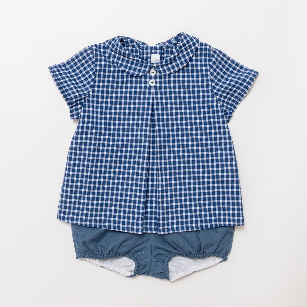 40%OFF】Amaia Kids - Darius shirt - Indigo check
