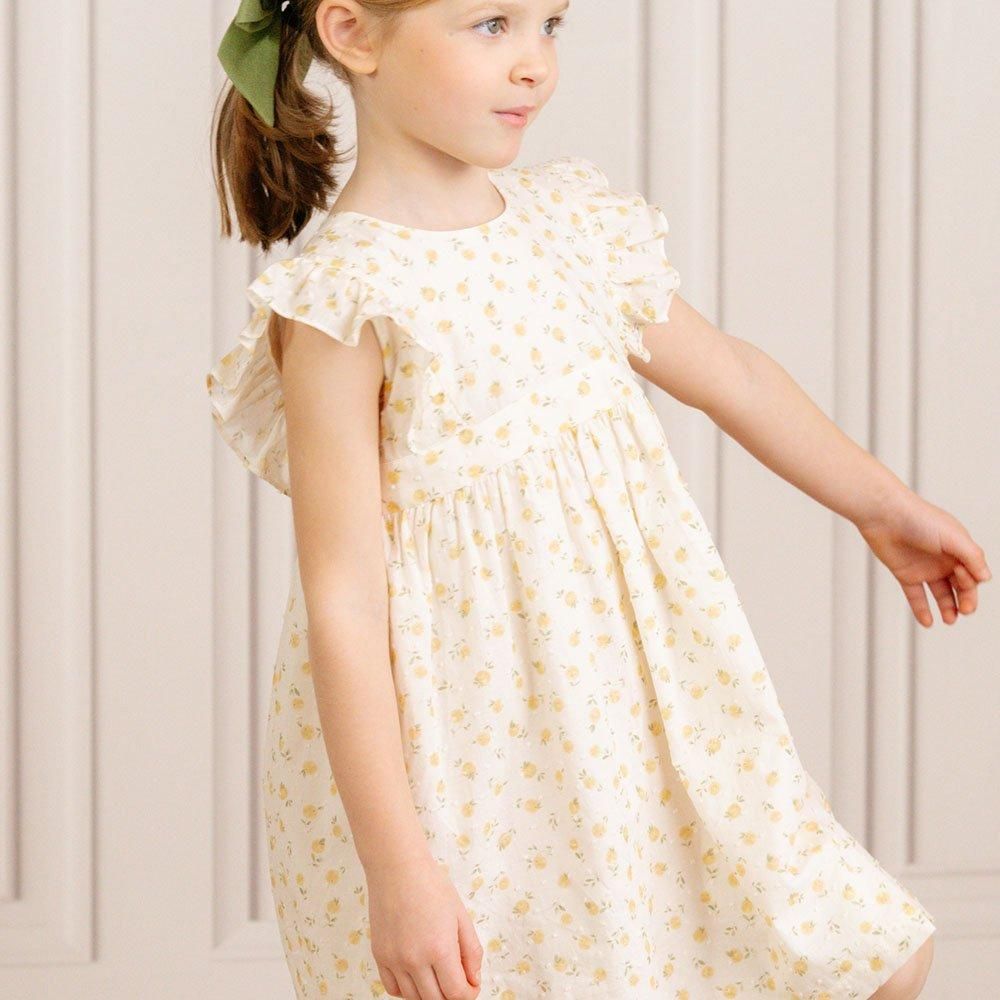 <img class='new_mark_img1' src='https://img.shop-pro.jp/img/new/icons14.gif' style='border:none;display:inline;margin:0px;padding:0px;width:auto;' />Amaia Kids - Bordeaux dress - Apricot plumeti ޥå - ԡ