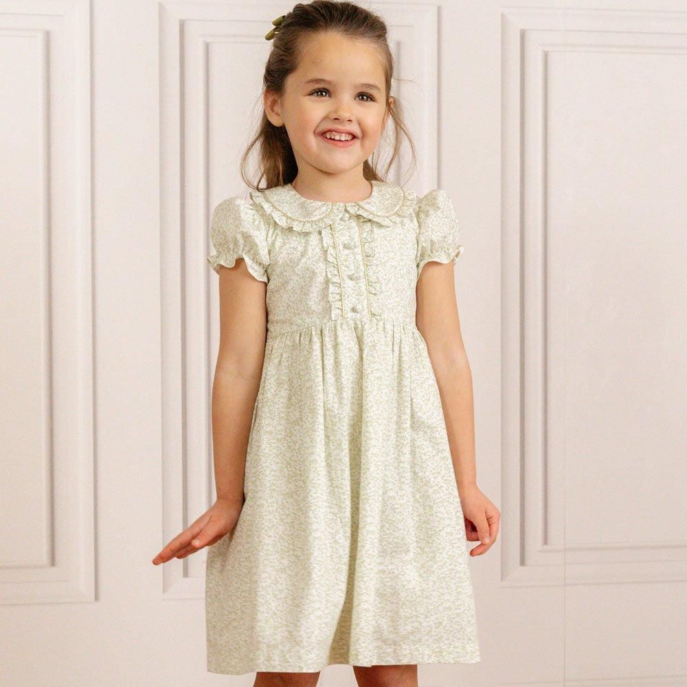 <img class='new_mark_img1' src='https://img.shop-pro.jp/img/new/icons14.gif' style='border:none;display:inline;margin:0px;padding:0px;width:auto;' />Amaia Kids - Juliet dress - Pale green floral ޥå - ԡ