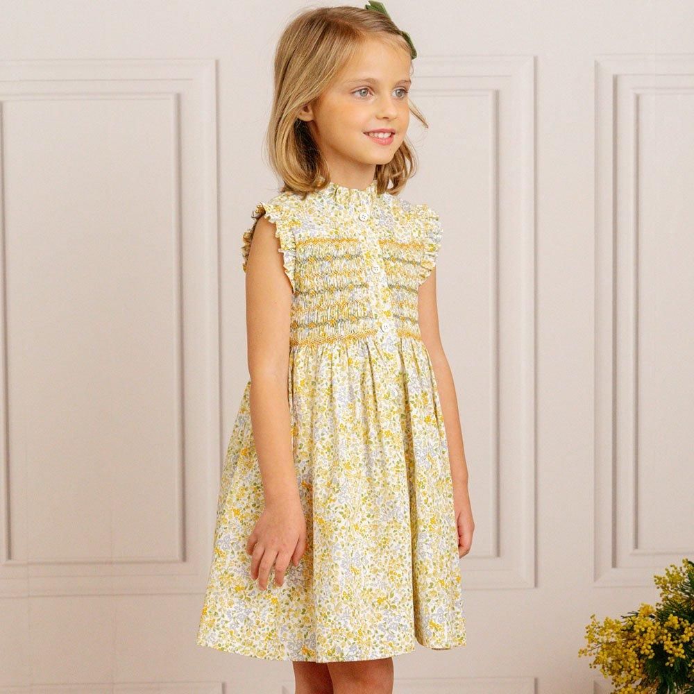 <img class='new_mark_img1' src='https://img.shop-pro.jp/img/new/icons14.gif' style='border:none;display:inline;margin:0px;padding:0px;width:auto;' />Amaia Kids - Hydrangea dress - Multico floral ޥå - å󥰻ɽԡ