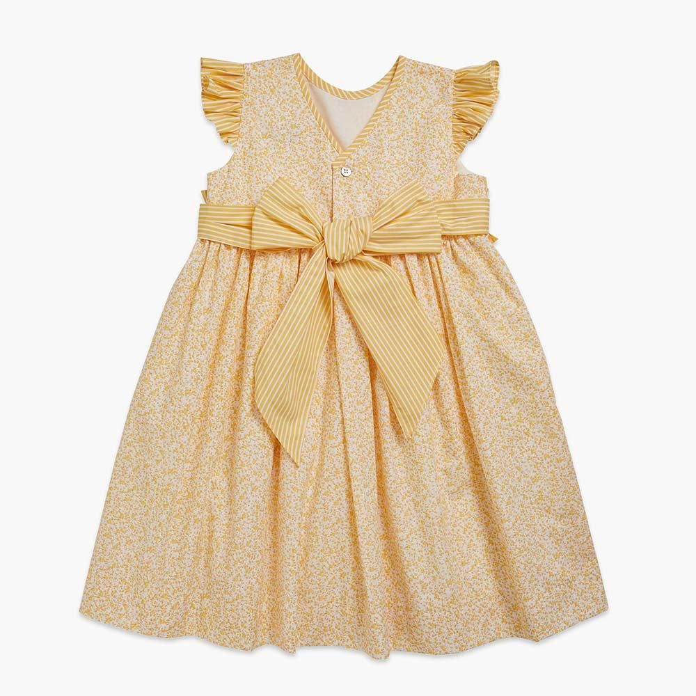 Amaia アマイアキッズ　1y ドレス 30%OFF】Amaia Kids - Caroline dress - Blue plumeti