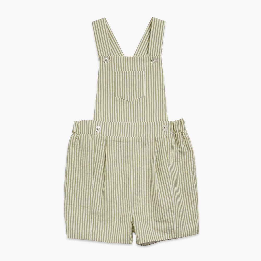 <img class='new_mark_img1' src='https://img.shop-pro.jp/img/new/icons14.gif' style='border:none;display:inline;margin:0px;padding:0px;width:auto;' />Amaia Kids - Albert dungaree - Pistachio stripe ޥå - ٥ӡڥå