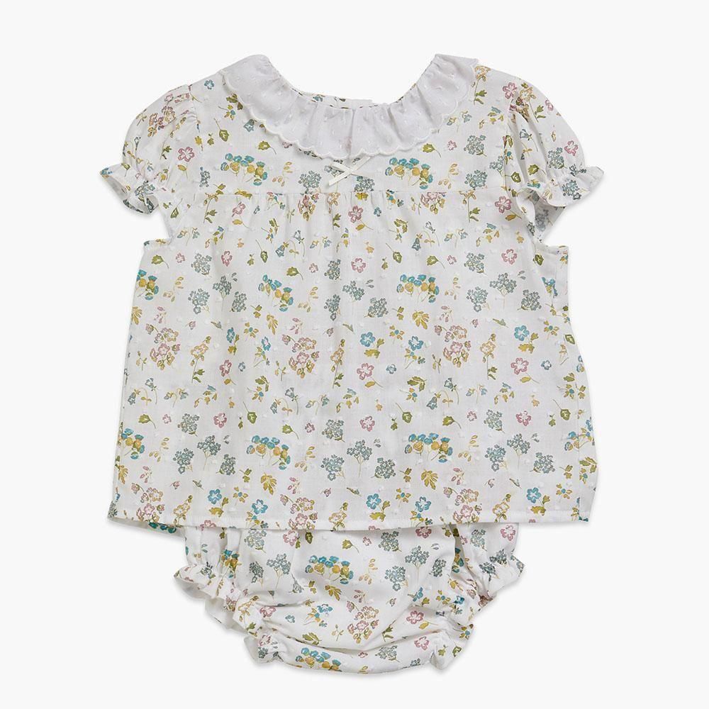 <img class='new_mark_img1' src='https://img.shop-pro.jp/img/new/icons14.gif' style='border:none;display:inline;margin:0px;padding:0px;width:auto;' />Amaia Kids - Elodie set - Multico floral plumeti ޥå - ٥ӡå