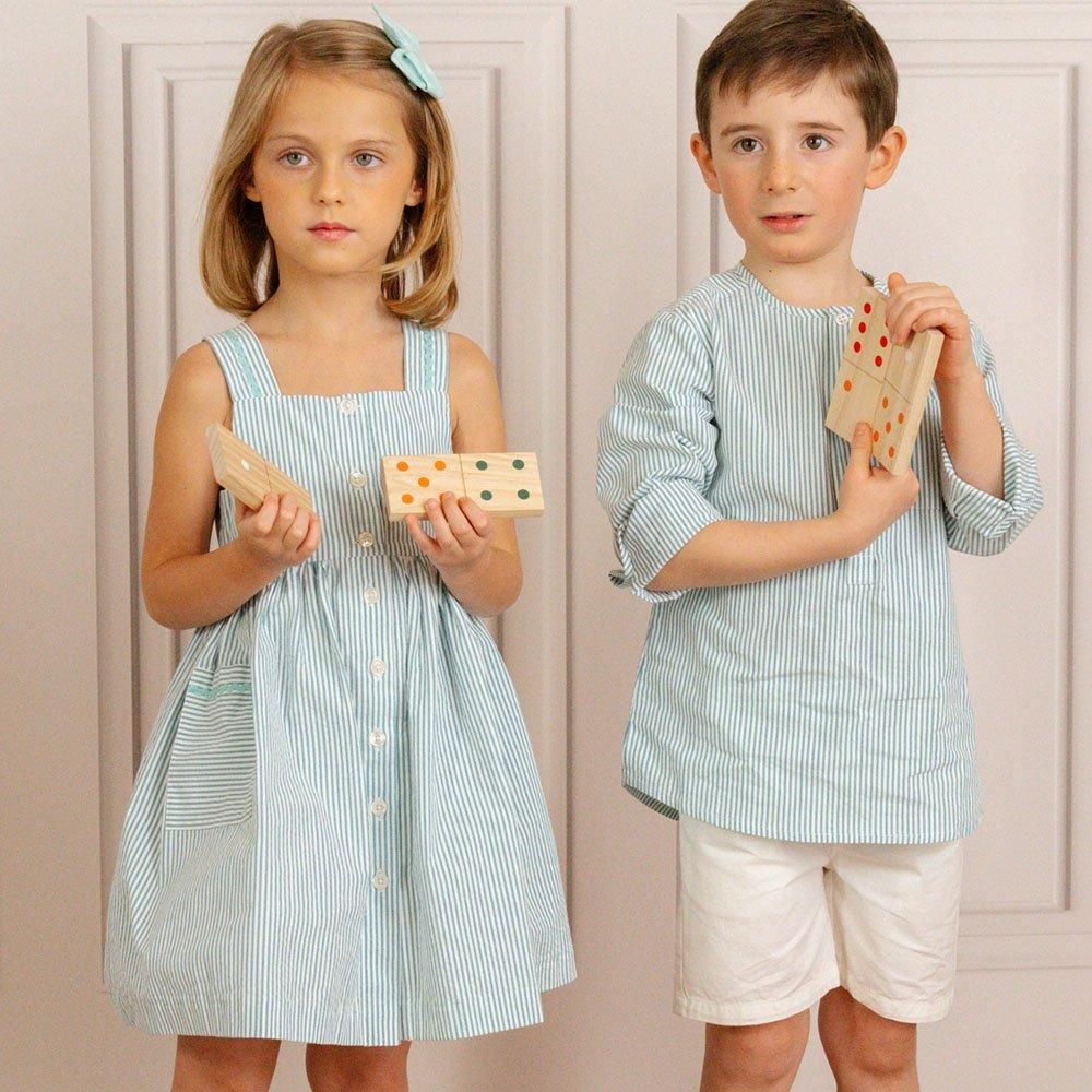 Amaia Kids - Raisin dress - Red floral アマイアキッズ