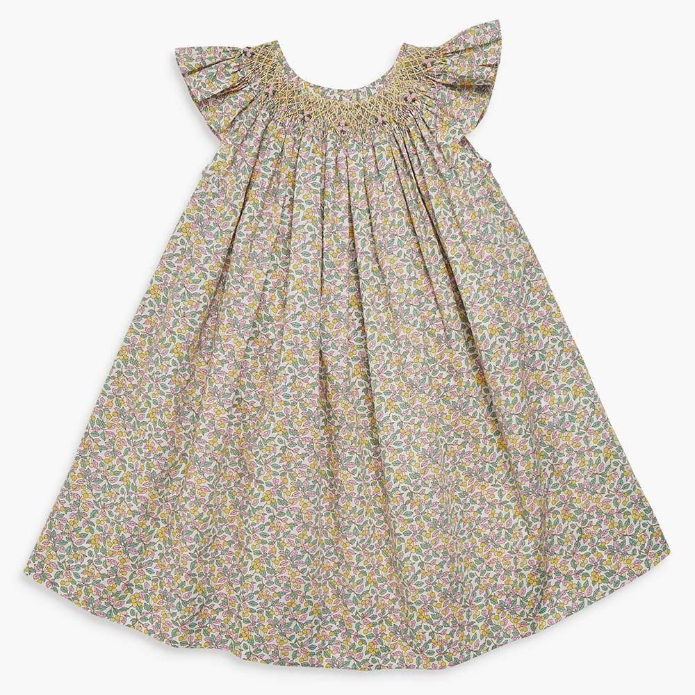 新品タグ付き未使用品 アマイアキッズ 花柄ワンピース