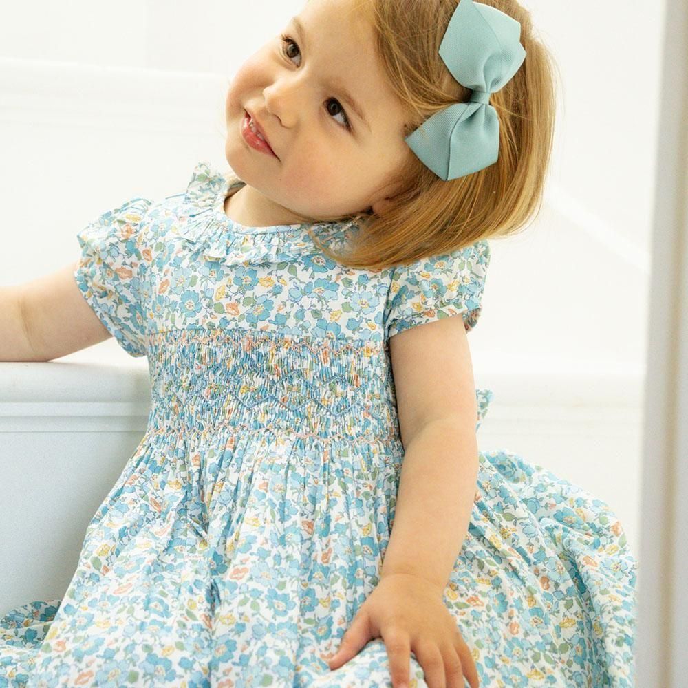 <img class='new_mark_img1' src='https://img.shop-pro.jp/img/new/icons14.gif' style='border:none;display:inline;margin:0px;padding:0px;width:auto;' />Amaia Kids - Moohren dress - Liberty Blue ޥå - å󥰻ɽХƥץȥԡ