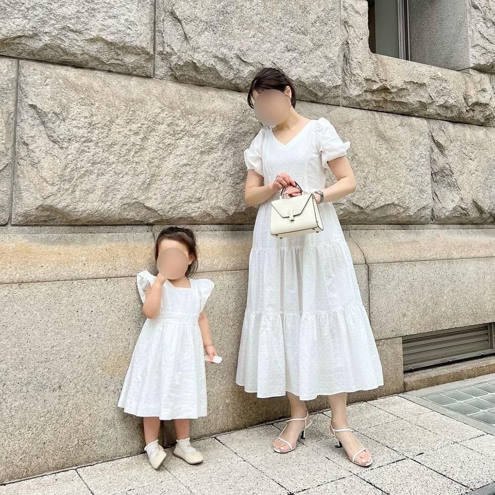 Amaia Kids - Coralie dress - White cotton lace