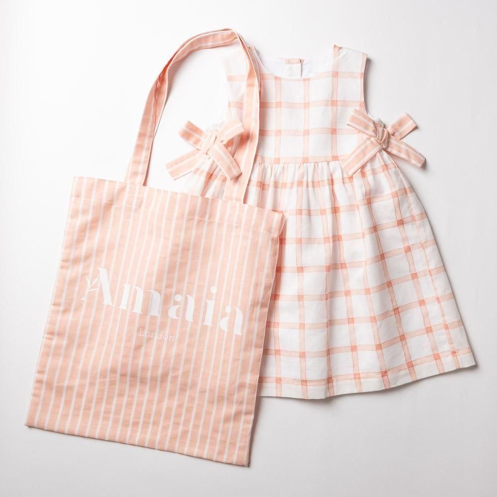 <美品> amaia kids アマイアキッズ ワンピース チェック 6y 30%OFF】Amaia Kids - Pepa new dress - Red check