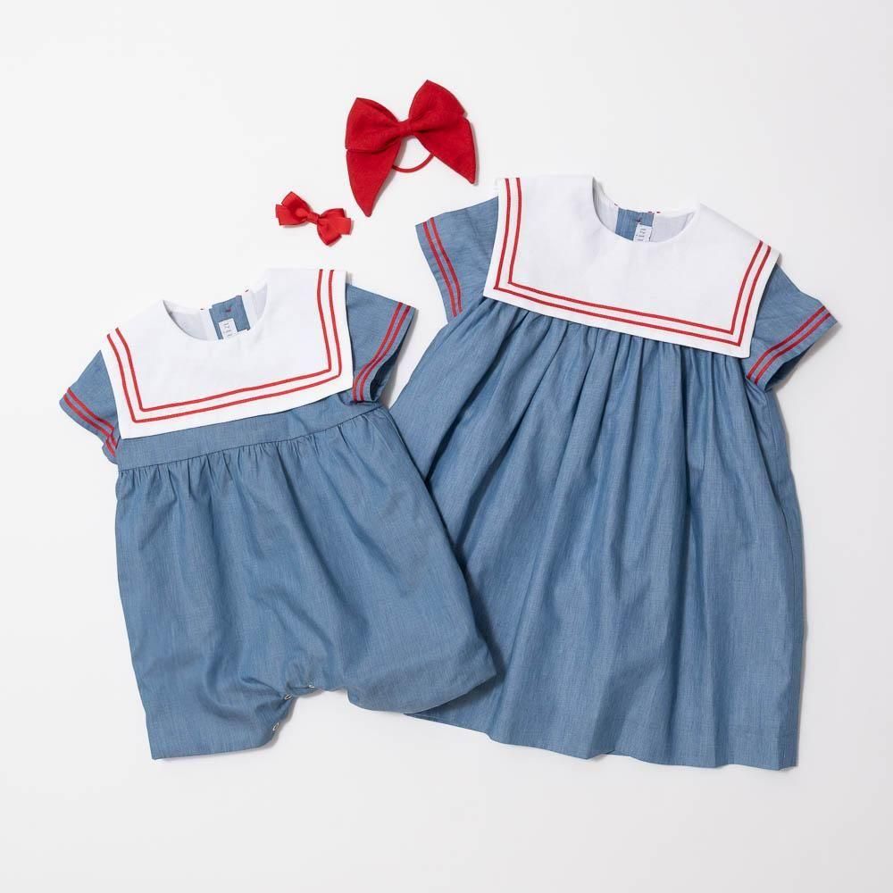 30%OFF】Amaia Kids - Joana dress - Chambray アマイアキッズ