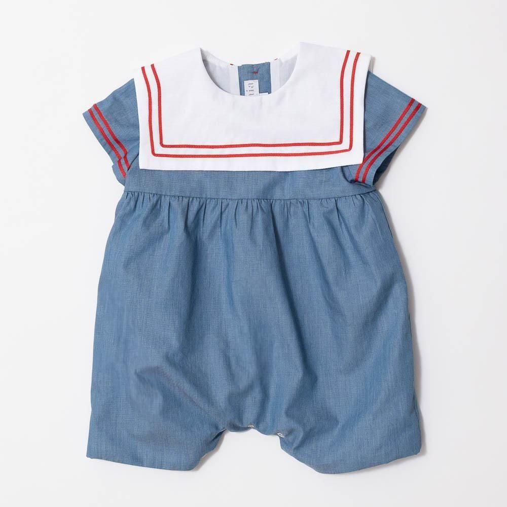 <img class='new_mark_img1' src='https://img.shop-pro.jp/img/new/icons14.gif' style='border:none;display:inline;margin:0px;padding:0px;width:auto;' />Amaia Kids - Jasper all in one - Chambray ޥå - ٥ӡѡ