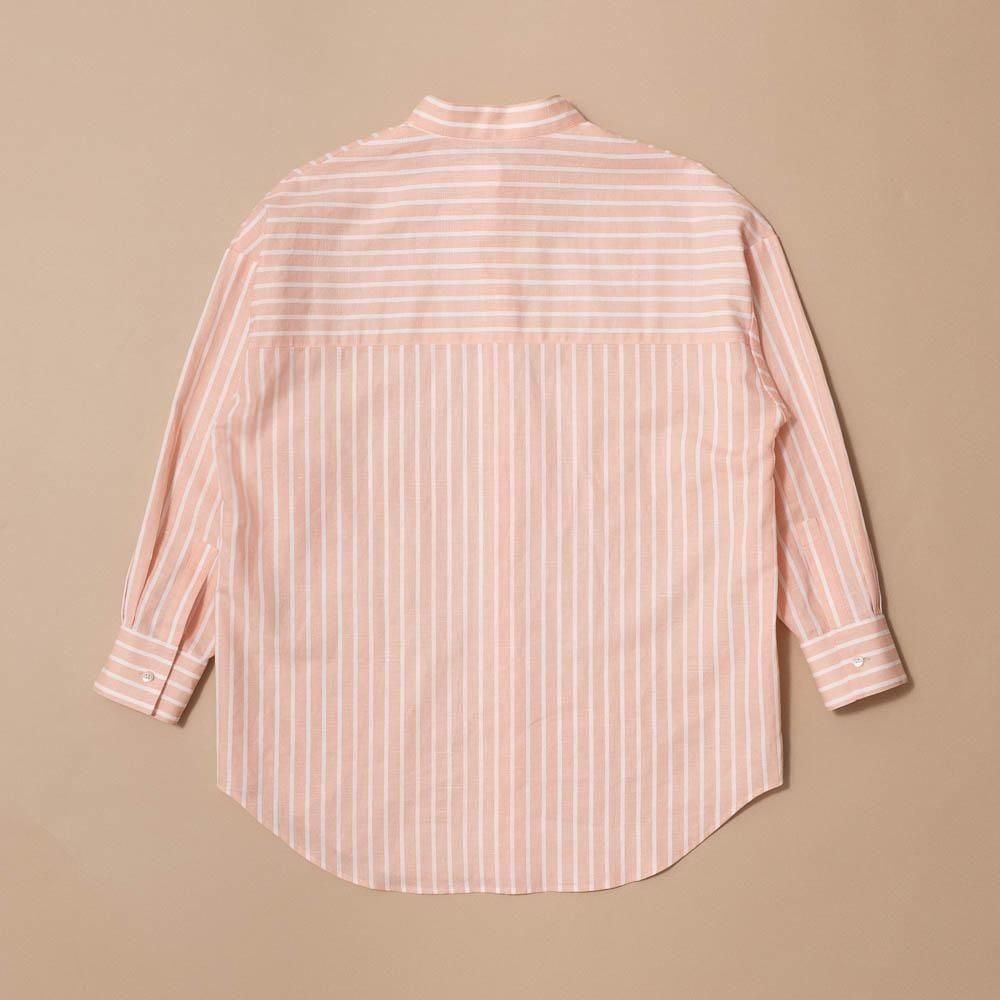 30%OFF】Amaia Kids - Breeze oversized shirt - Peach stripe