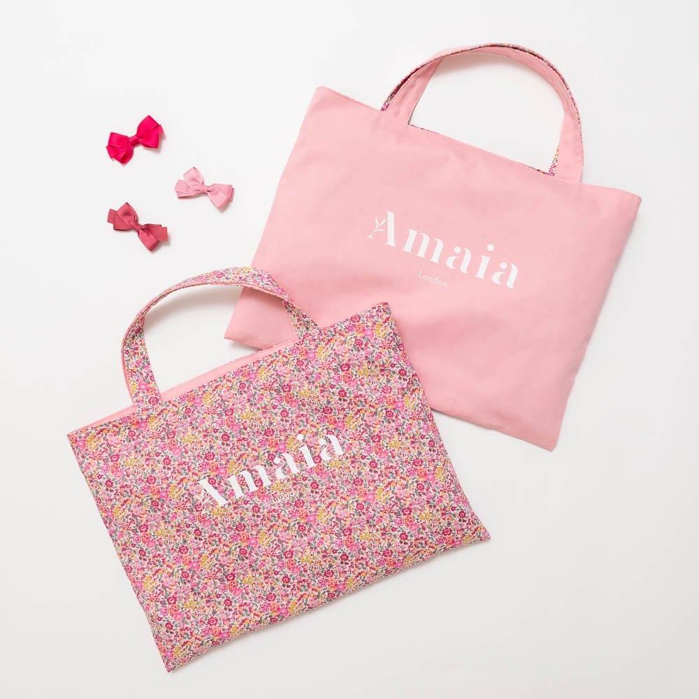 Amaia Kids - Liberty Fuchsia bag アマイアキッズ - リバティ
